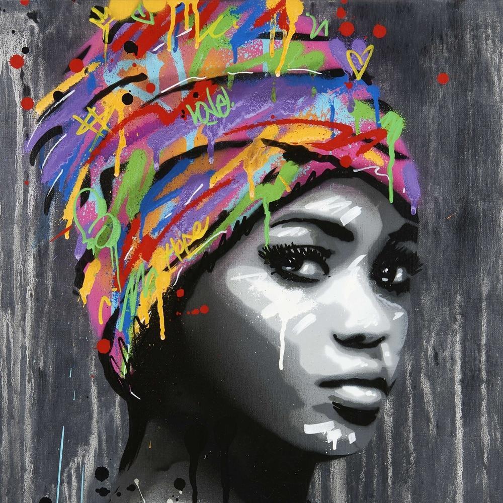 Stunning Ethnic Canvas Print. Beautiful Black Art Canvas – Cool Tees ...